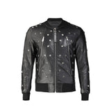 Starbags pp leather men's clothing imitation leather PU skull Philip prang
